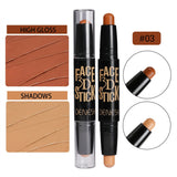 Grooming Stick Waterproof Long-lasting Facial Shadow Brightening Pen