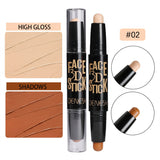 Grooming Stick Waterproof Long-lasting Facial Shadow Brightening Pen