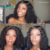 Jerry Curly Lace Front Human Hair Wigs With Baby Hair