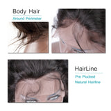 Jerry Curly Lace Front Human Hair Wigs With Baby Hair