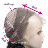 360 Pre Plucked with Baby Hair Remy Peruvian Water Lace Front Human Hair Wigs