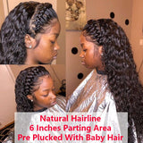 360 Lace Frontal Wig Water Wave Wig Remy Swiss Lace