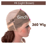 360 Lace Frontal Wig Water Wave Wig Remy Swiss Lace