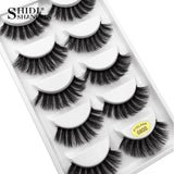 5 pairs natural long lashes mink eyelashes 3D