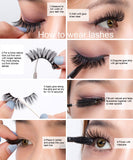 SEXYSHEEP  15-20mm natural 3D false eyelashes